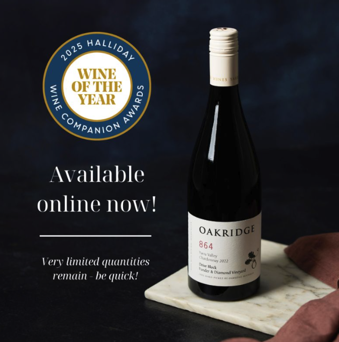 (image for) Sponsored Oakridge (Yarra) Dinner @ Table @ 7 - Thurs 11 September 7pm ...